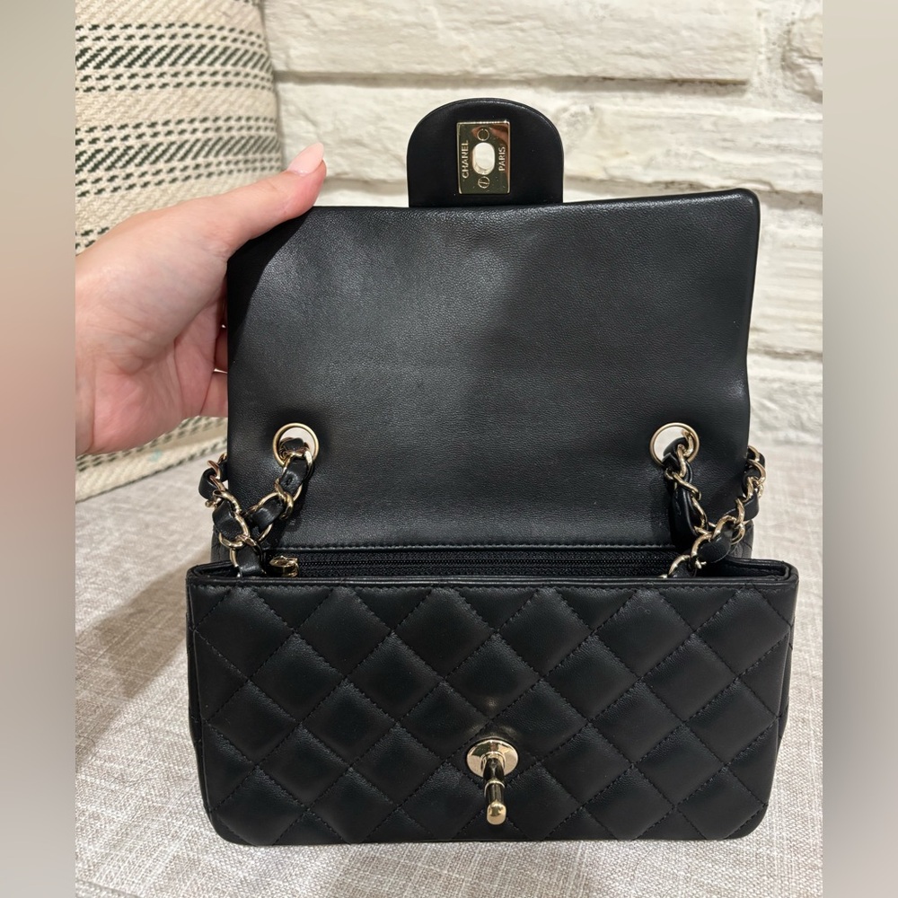 SOLD Chanel Black Mini Rectangular - Picture 11 of 16